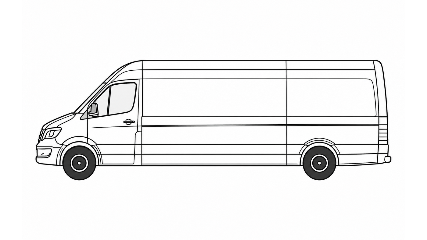Großer Transporter mit langem Radstand der Gruppe C